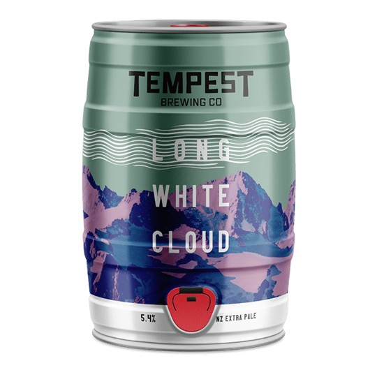 Tempest Brewing Co., Long White Cloud, mini-keg